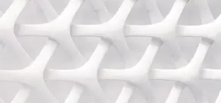 Image of a net showing interlaced mesh